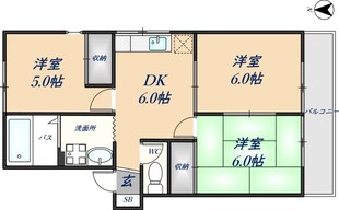 ハイツセジュールの物件間取画像